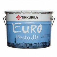 Эмаль Tikkurila ПЕСТО 30 база А 9 литров полуматовая
