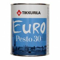 Эмаль Tikkurila ПЕСТО 30 база А 0,9 литра полуматовая